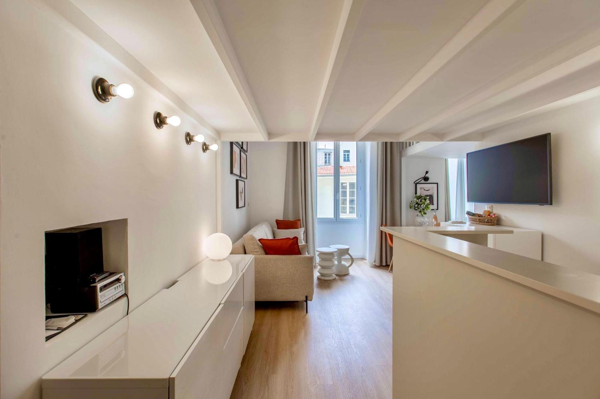 Suede Promenade Duplex Apartment At 1 Min From The Sea 2 Bathrooms Nizza Exterior foto